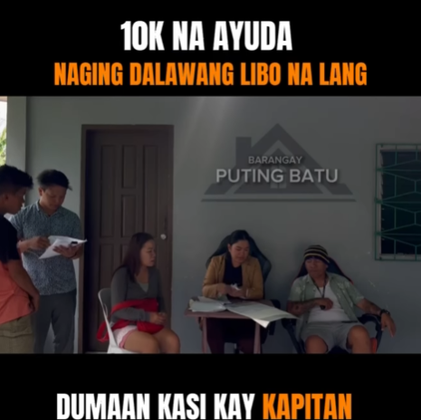 H2909001 na AYUDA naging DALAWANG LIBO na lang dumaan kasi kay KAPITAN Directed by Nico Yecyec part2
