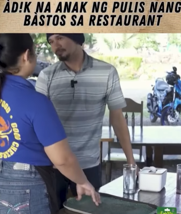H3009010 ADIK NA ANAK NG PULIS NANG BASTOS SA RESTAURANT TBON MNL part2