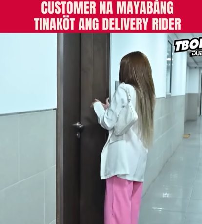 H2909004 CUSTOMER NA MAYĀBANG, TINĀKOT ANG DELIVERY RIDER