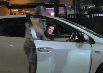 H3009006 Babae nag car fun kasama ang transport app driver #tbonproduction #tb